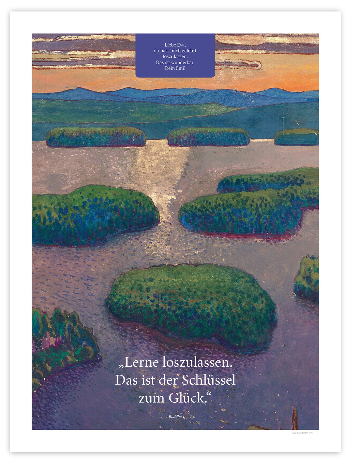 Der Schlüssel zum Glück – Motiv II – Poster ohne Rahmen – Segensposter 44
