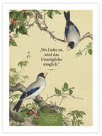 Wo Liebe ist – Motiv I – Poster ohne Rahmen – Segensposter 03