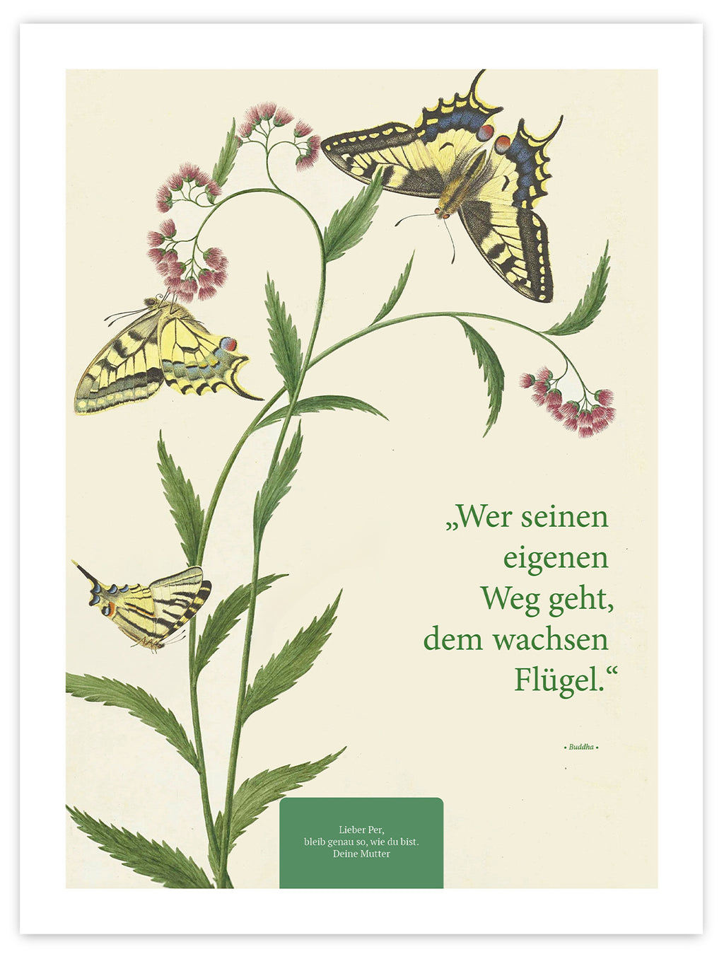 Wer seinen eigenen Weg geht – Motiv V – Poster ohne Rahmen – Segensposter 55