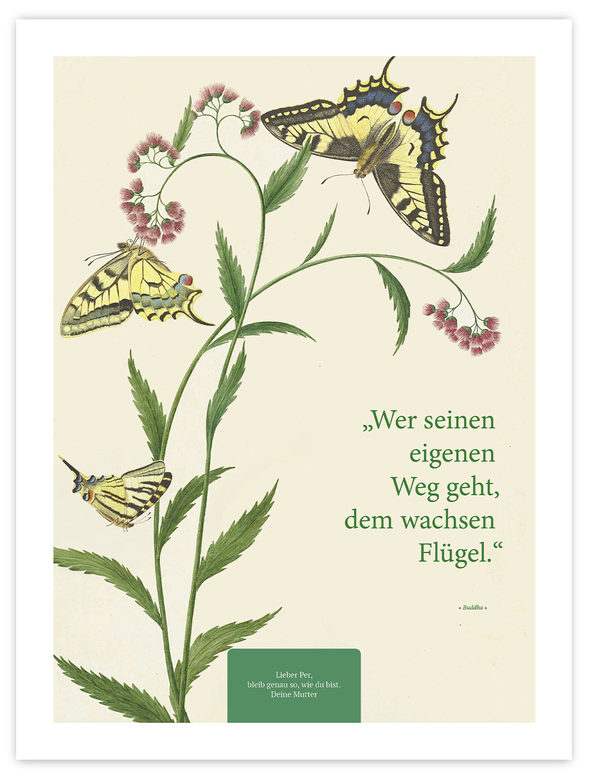 Wer seinen eigenen Weg geht – Motiv V – Poster ohne Rahmen – Segensposter 55
