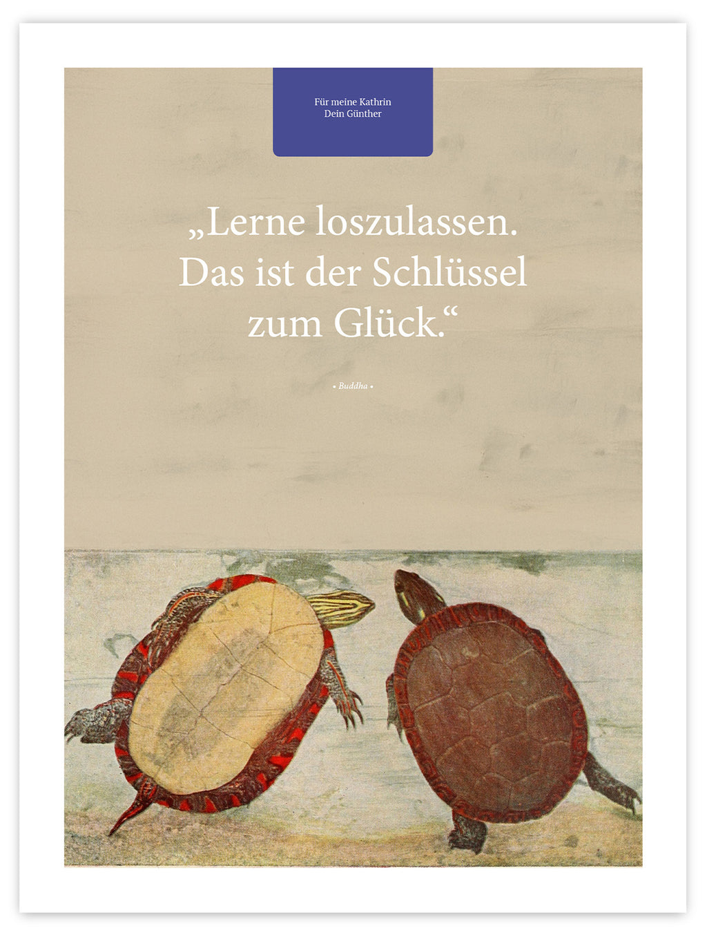 Der Schlüssel zum Glück – Motiv IV – Poster ohne Rahmen – Segensposter 59