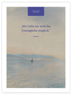 Wo Liebe ist – Motiv III – Poster ohne Rahmen – Segensposter 37