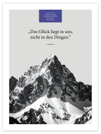 Das Glück liegt in uns – Motiv III – Poster ohne Rahmen – Segensposter 74
