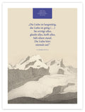 Die Liebe hört niemals auf – Motiv III – Poster ohne Rahmen – Segensposter 27