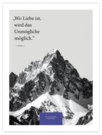 Wo Liebe ist – Motiv VIII – Poster ohne Rahmen – Segensposter 70