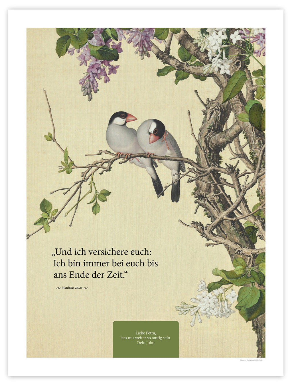 Bis ans Ende der Zeit – Motiv VI – Poster ohne Rahmen – Segensposter 05