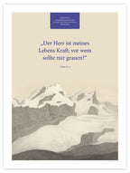 Meines Lebens Kraft – Motiv II – Poster ohne Rahmen – Segensposter 29