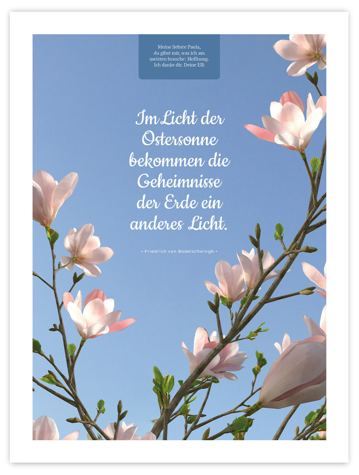 Im Licht der Ostersonne I – Schatten