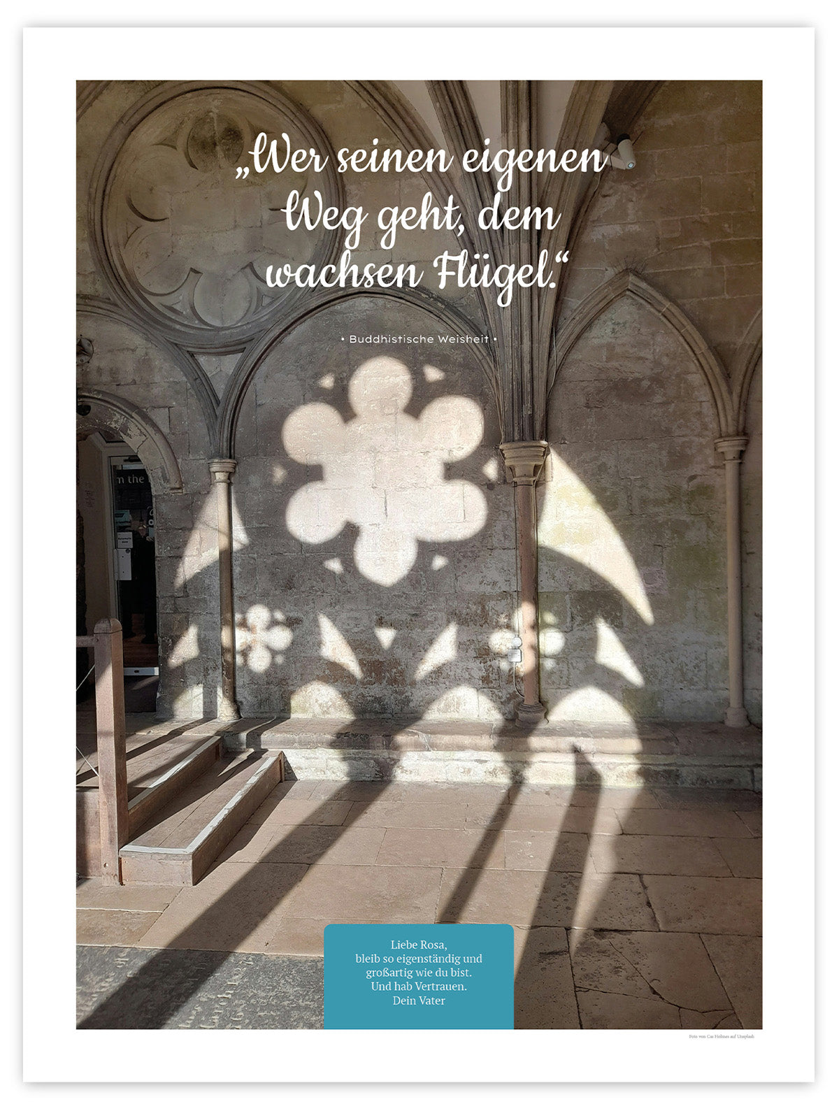 Dem wachsen Flügel II – Schatten