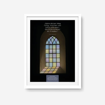 Rahmen weiß – Echtglas