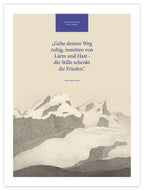 Die Stille schenkt dir Frieden – Motiv XIV – Poster ohne Rahmen – Segensposter 26