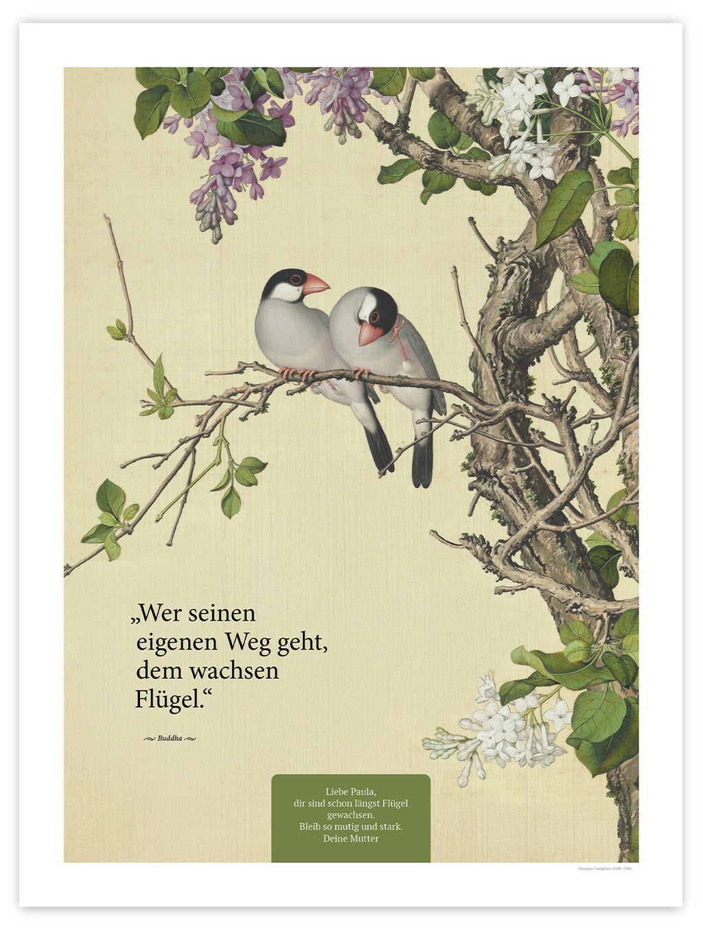 Wer seinen eigenen Weg geht – Motiv II – Poster ohne Rahmen – Segensposter 07