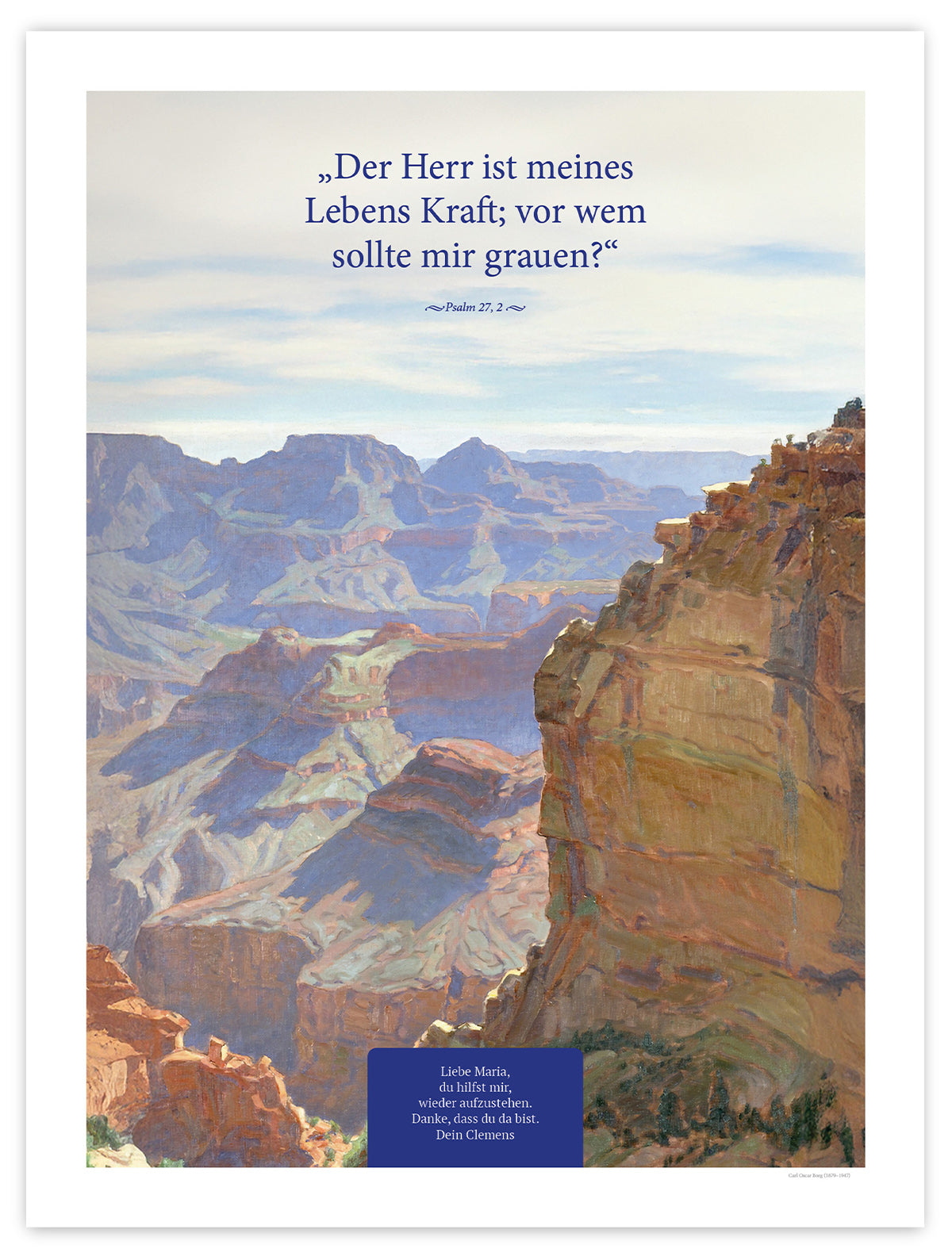 Meines Lebens Kraft – Motiv I – Poster ohne Rahmen – Segensposter 11